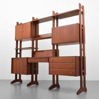 Danish Shelving Unit, Manner of Poul Cadovius - Sold for $1,430 on 02-23-2019 (Lot 278).jpg